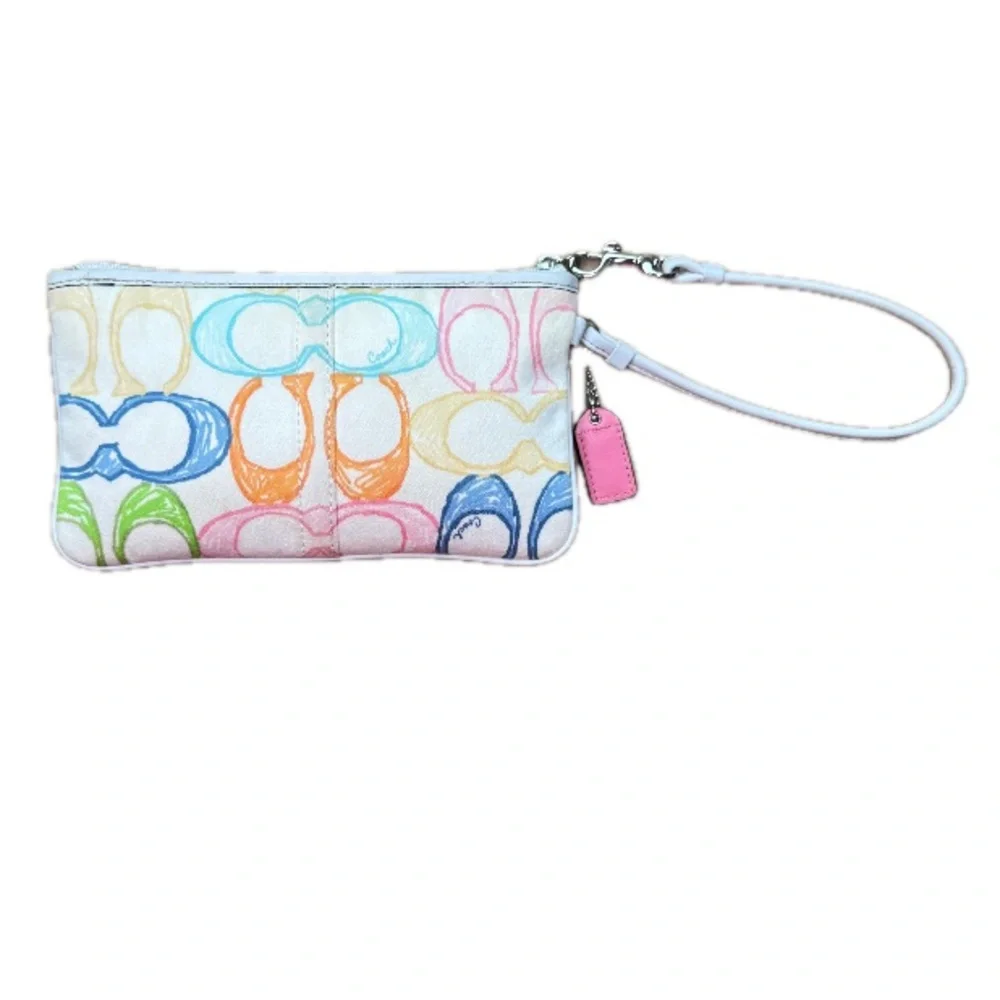 COACH | Hampton Scribble Wristlet